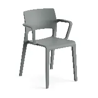 arper - fauteuil de jardin juno 02 - anthracite/lxhxp 47x78x53cm