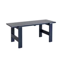 hay - table de jardin weekday 180cm - bleu acier/laqué à base d'eau/lxhxp 180x74x66cm