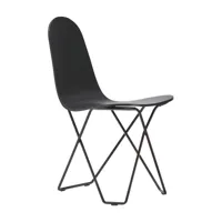 cuero - chaise cactus pop - noir graphite/lxhxp 50x90x67cm/structure acier laqué noir
