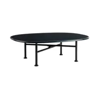 gubi - table d'appoint de jardin carmel h25cm - noir minuit/lxlxh 87,5x70x25cm/structure noir semi-mat