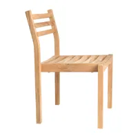 carl hansen - chaise de jardin ah501 - teck/non traité/lxhxp 51x81x54.5cm