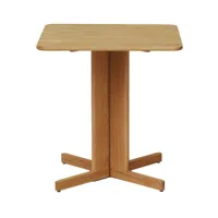 form & refine - table quatrefoil 68x68cm - chêne/huilé/lxlxh 68x68x72,5cm
