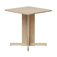 form & refine - table quatrefoil 68x68cm - chêne blanc/pigmenté, huilé/lxlxh 68x68x72,5cm