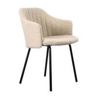 cane-line - chaise avec accoudoirs choice - marron clair/cane-line scent/structure acier revêtu par poudre/lxhxp 59x79x53cm