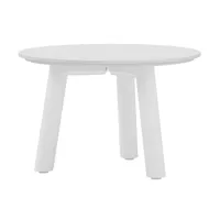 out objekte unserer tage - table basse h 35cm meyer color medium h 35cm - blanc/peint/h 35cm x ø 53cm