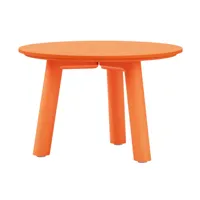 out objekte unserer tage - table basse h 35cm meyer color medium h 35cm - orange/peint/h 35cm x ø 53cm