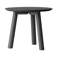 out objekte unserer tage - table basse h 35cm meyer color medium h 45cm - noir/peint/h 45cm x ø 53cm