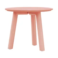 out objekte unserer tage - table basse h 35cm meyer color medium h 45cm - abricot/peint/h 45cm x ø 53cm
