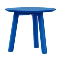 out objekte unserer tage - table basse h 35cm meyer color medium h 45cm - bleu berlinois/peint/h 45cm x ø 53cm