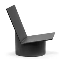 serax nv - fauteuil lounge valerie marie - noir/laqué/lxhxp 70x71x50cm/adapté à l’intérieur et à l’extérieur