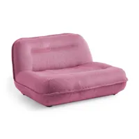 pols potten - puff love seat - rose clair/lxhxp 130x70x103cm