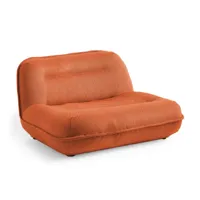 pols potten - puff love seat - orange/lxhxp 130x70x103cm