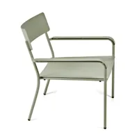 serax nv - fauteuil lounge august - vert eucalyptus/revêtu par poudre/lxhxp 64x70x60cm/adapté à l’intérieur et à l’extérieur