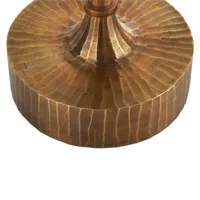 pols potten - table d'appoint mace h 76cm - cuivre/hxø 76x61cm