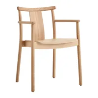 audo - chaise avec accoudoirs merkur - chêne/naturel/lxhxp 46x78x52cm