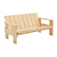 hay - canapé lounge d'extérieur crate - pin/laqué à base d'eau/lxhxp 134,5x77x64,5cm