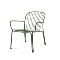 &tradition - fauteuil lounge de jardin thorvald sc101 - bronze vert/revêtu par poudre/lxhxp 72x76x75cm