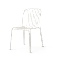 &tradition - chaise de jardin thorvald sc94 - ivoire/revêtu par poudre/lxhxp 54x84x59cm