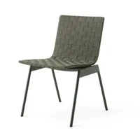 &tradition - chaise de jardin avec accoudoirs ville av34 - bronze vert/revêtu par poudre/lxlxh 52x59x79cm/avec patins en plastique