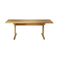 fdb møbler - table de jardin m17 ermelunden - nature/huilé/lxhxp 190x70x89,5cm/charge maximale de 75 kg