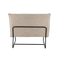 bloomingville - fauteuil lounge cape - nature/100% polyester/lxhxp 90x80x87cm
