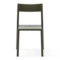 new works - chaise de jardin may - vert foncé/revêtu par poudre/lxhxp 48x81x50cm
