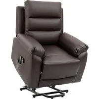 homcom fauteuil électrique releveur fauteuil de massage fauteuil de relaxation 5 modes 3 intensité dossier inclinable 2 télécommandes fournies