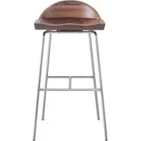 spindle | low back bar stool
