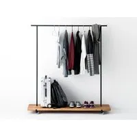 oak clothes rack #01