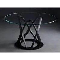 v6 | table en cristal