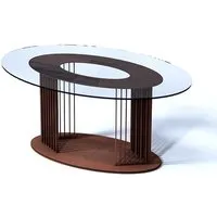 ovov | table en acier et verre