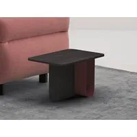 u | table basse en aluminium et bois