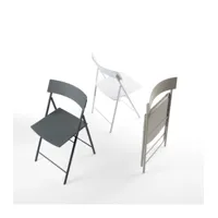 pezzani - chaise piper pliage moderne, fonctionnel et utile au bon moment (6 pezzi)