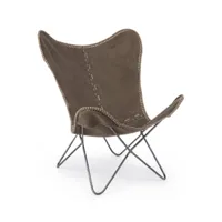contemporary style - fauteuil papillon gaucho olive, prix de stock sur de nombreux produits (2 pezzi)