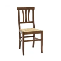 arredo smart - chaise lira avec assise en paille le classique intemporel sur arredinitaly