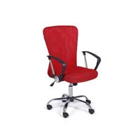 contemporary style - chaise de bureau c-br brisbane red, acheter en toute sécurité sur arredinitaly
