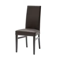arredo smart - chaise haute rembourrée avec pieds en bois, nous offrons le meilleur rapport qualité-prix (2 pezzi)
