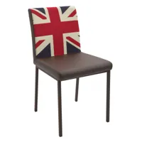 arredo smart - chaise tapissée avec structure métallique, au meilleur prix