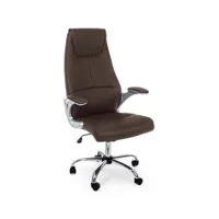 contemporary style - fauteuil de bureau c-br camberra brown, idées maison de arredinitaly