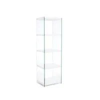 contemporary style - sury white bookcase 48,6x39 h160, buy with confidence from arredinitaly