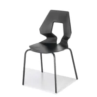 gaber - caractéristiques des matériaux et entretien du design de la chaise prodige (4 pezzi)