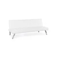 contemporary style - canapé-lit forbes blanc, de nombreux produits à des remises incroyables