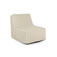 contemporary style - chaise longue rihanna gonfiabile beige