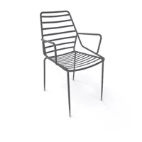 gaber - chaise à mémoire link mais innovante, robuste et colorée pour votre jardin par arredinitaly (2 pezzi)