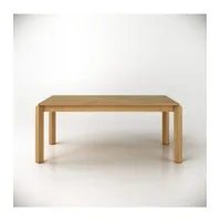 domus arte - table en bois giorgione de domus arte, produit artisanal de qualité