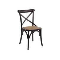 contemporary style - chaise noire croisée, idées de décoration d&apos;intérieur à des prix imbattables de arredinitaly