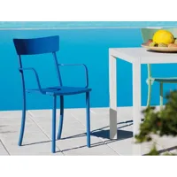 vermobil - fauteuil mogan pt en acier galvanisé empilable et disponible dans de nombreux coloris (4 pezzi)