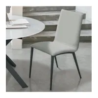 sedit - chaise home tapissée et couverte. (2 pezzi)