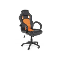 contemporary style - fauteuil de bureau c-br racing noir-orange, idées de décoration d&apos;intérieur de arredinitaly