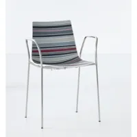 gaber - chaise avec accoudoirs colorfive couleurs tb et décorations qui ressemblent à des tableaux (2 pezzi)